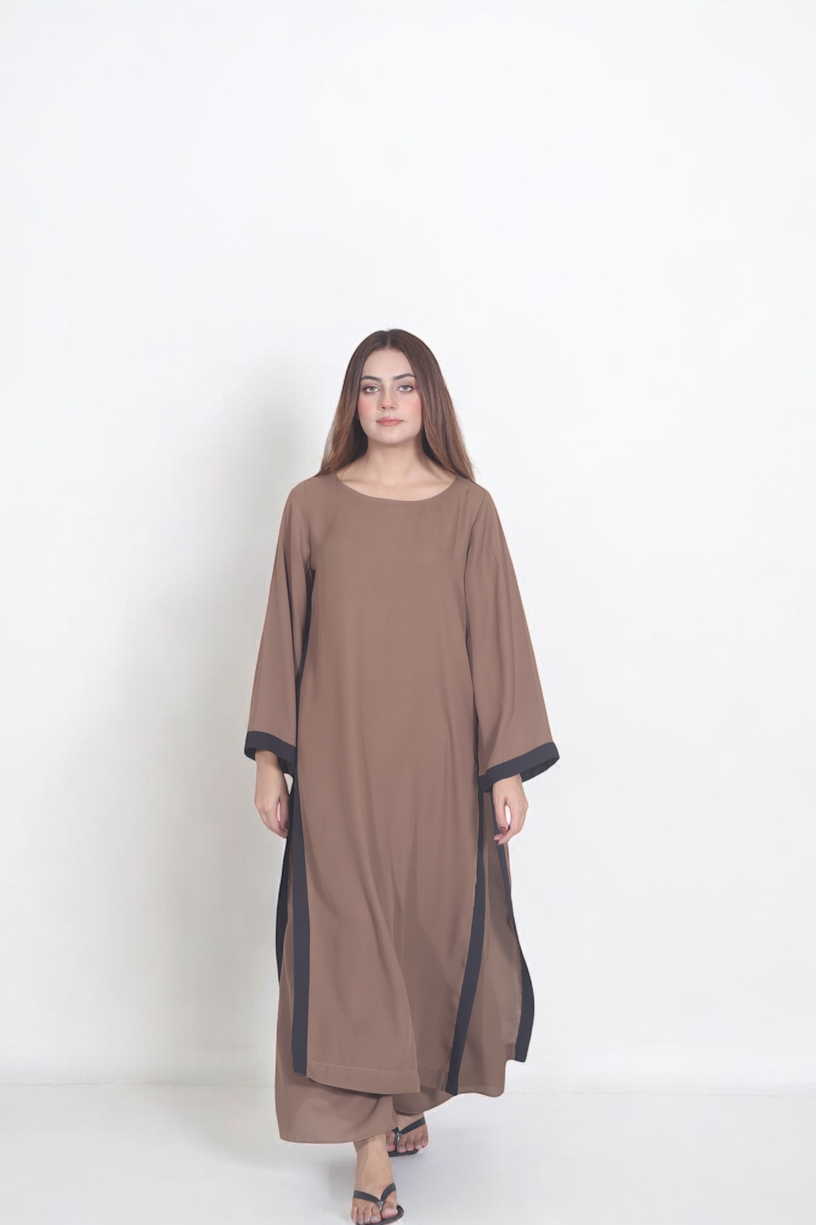 Camel with black stripes