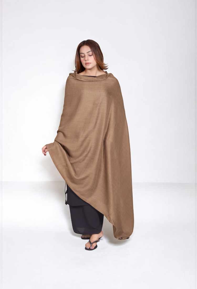 Camel Plain Shawl